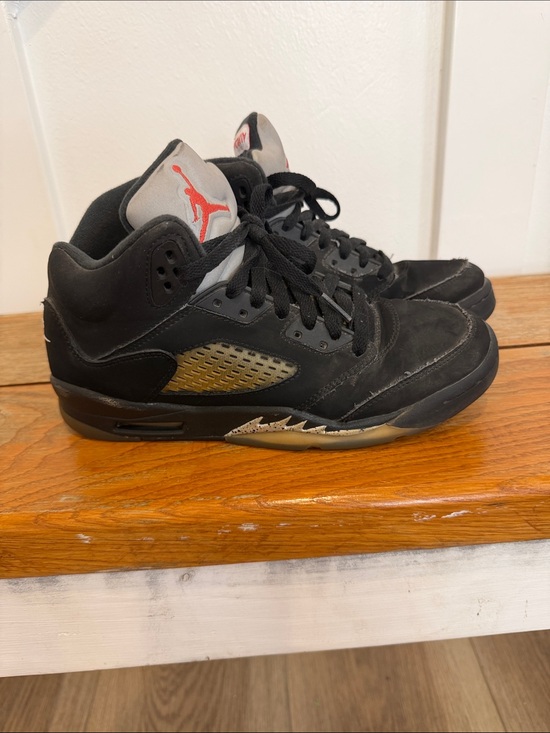 Nike Other - Boys Nike Air Jordan 5 Retro OG Black Metallic Size 5.5